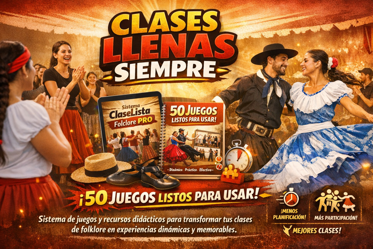 Folklore Clase Llena Siempre! Juegos y Recursos Didácticos!!