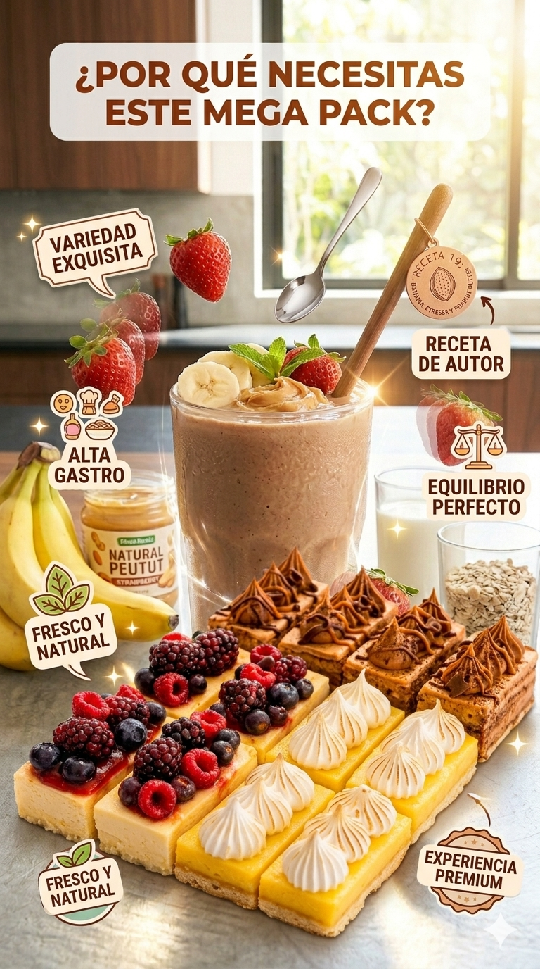 Mega Pack Bienestar: Batidos + Lingotes Dulces