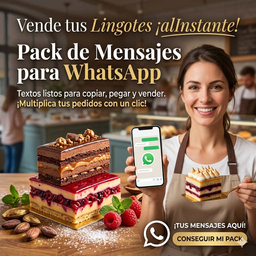 Mega Pack Repostería Lingotes Dulces Ingreso