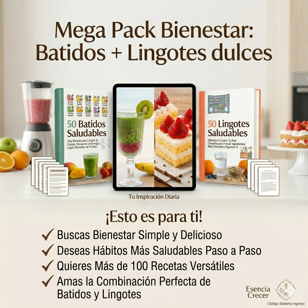Mega Pack Bienestar: Batidos + Lingotes Dulces
